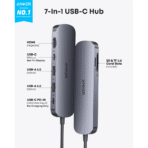 HUB Chuyển Đổi Đa Năng 7-in-1 ANKER A83D2 (Type-C to 1*HDMI4K@60Hz + 1*Type-C Data 10Gbps + 2*USB-A3.0 5Gbps + 1*Type-C PD100W + 1*SD/TF) - Ảnh 2