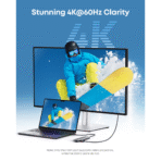 HUB Chuyển Đổi Đa Năng 7-in-1 ANKER A83D2 (Type-C to 1*HDMI4K@60Hz + 1*Type-C Data 10Gbps + 2*USB-A3.0 5Gbps + 1*Type-C PD100W + 1*SD/TF) - Ảnh 3