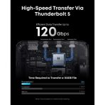 Trạm Sạc Đa Năng 14-in-1 ANKER Prime A83B5 (Thunderbolt 5, 140W Max, HDMI 2.1, DP 2.1, 120Gbps, Up to Two 8K Display, Smart Active Cooling, Supports Anker Dock Manager App) - Ảnh 4