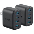 Củ Sạc Nhanh ANKER Zolo A121E 50W (2*Type-C + 2*USB-A port, ActiveShield™ 4.0)