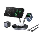 Đế Sạc Không Dây 3-in-1 ANKER Prime B25X7 (Qi2.2 25W, 1.65" HD Smart Display, Smart Interaction, Aerospace-Grade TEC Active Cooling, Control via App)