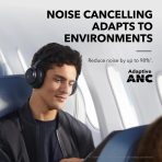 Tai Nghe Chụp Tai Không Dây SOUNDCORE Space One (Bluetooth v5.3, 55H, Hi-Res Audio, Adaptive ANC, Multipoint Connection, Support App, AI 3 Mic) - Ảnh 4