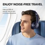 Tai Nghe Chụp Tai Không Dây SOUNDCORE Q20i (Bluetooth v5.0, 60H, Hybrid ANC, ENC 2 Mic, BassUp™, 40mm Drivers, Dual-Connections, Support App, Hi-Res certified audio via the AUX cable) - Ảnh 4