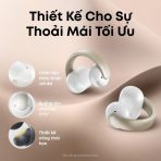 Tai Nghe Kẹp Tai Không Dây SOUNDCORE AeroClip (Bluetooth v5.4, 8H, Hi-Res Audio, IP55, 4 Mics with AI, Virtual Bass, Multiple Connection, Support App) - Ảnh 6