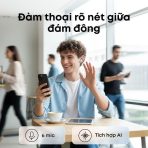 Tai Nghe Không Dây TWS SOUNDCORE R60i NC (Bluetooth v6.1, Adaptive ANC, Hi-Res Certified Sound with LDAC, 10H, IP55, Supports Real-Time 100+ AI Translation, Support Google Fast Pair, Dual Connections, 6 AI-Enhanced Mics for Clear Calls) - Ảnh 6