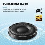 Tai Nghe Chụp Tai Không Dây SOUNDCORE Q20i (Bluetooth v5.0, 60H, Hybrid ANC, ENC 2 Mic, BassUp™, 40mm Drivers, Dual-Connections, Support App, Hi-Res certified audio via the AUX cable) - Ảnh 5