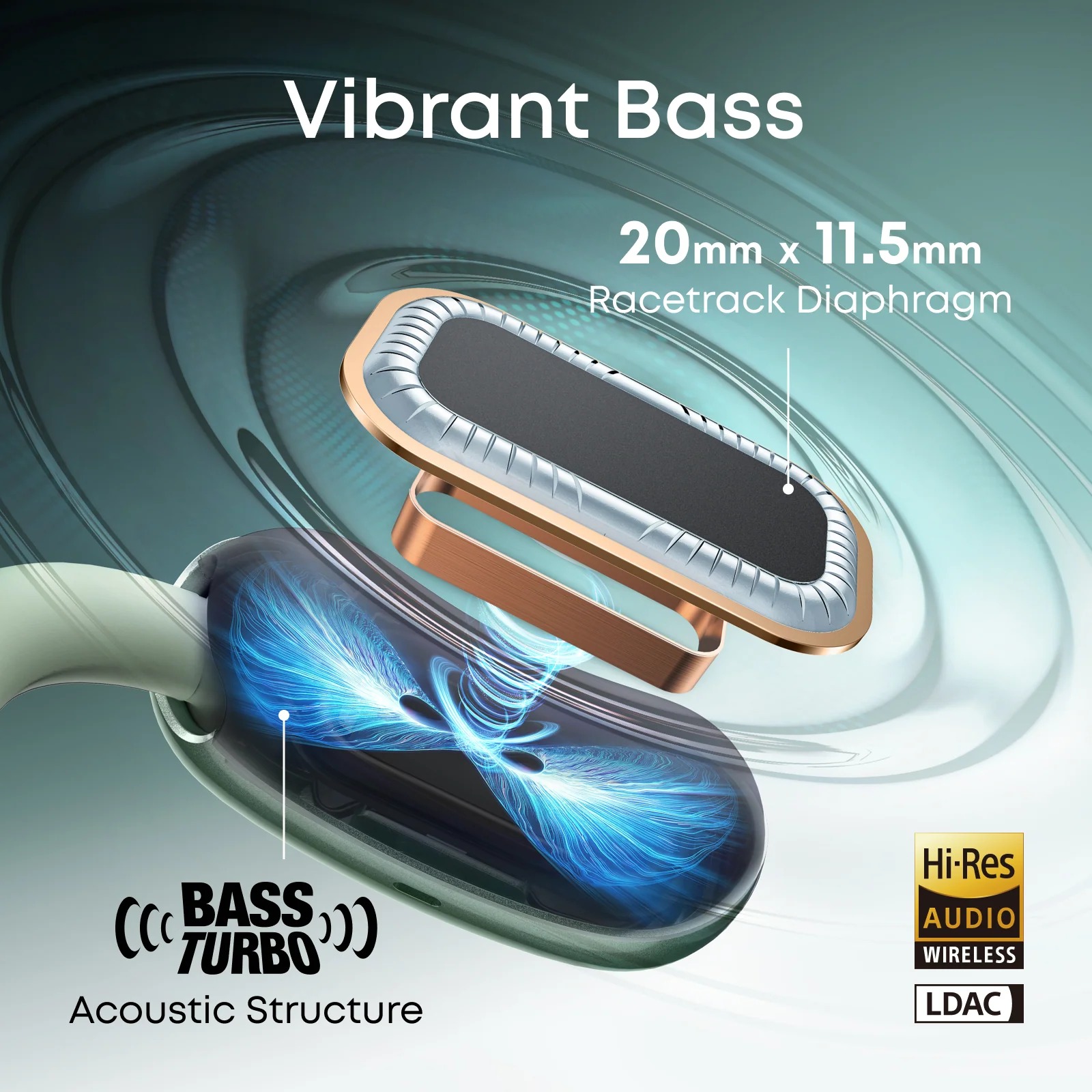 Tai Nghe Không Dây OWS SOUNDCORE AeroFit 2 (Bluetooth v5.4, 8.5H, IP55, BassUp™, Free Al Translation, Hi-Res Audio) - Ảnh 6