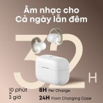 Tai Nghe Kẹp Tai Không Dây SOUNDCORE AeroClip (Bluetooth v5.4, 8H, Hi-Res Audio, IP55, 4 Mics with AI, Virtual Bass, Multiple Connection, Support App) - Ảnh 8