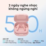 Tai Nghe Không Dây TWS SOUNDCORE R60i NC (Bluetooth v6.1, Adaptive ANC, Hi-Res Certified Sound with LDAC, 10H, IP55, Supports Real-Time 100+ AI Translation, Support Google Fast Pair, Dual Connections, 6 AI-Enhanced Mics for Clear Calls) - Ảnh 8