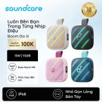 Loa Bluetooth Di Động SOUNDCORE BOOM GO 3i 15W (Bluetooth v6.0, 24H, BassUp™ 2.0, Digital Display, 4800mAh, IP68, AuraCast, RGB, TWS) - Ảnh 2