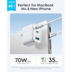 Củ Sạc Nhanh ANKER A121A 70W (2*Type-C + 1*USB-A Port, ActiveShield™ 4.0) - Ảnh 2