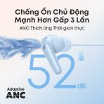 Tai Nghe Không Dây TWS SOUNDCORE R60i NC (Bluetooth v6.1, Adaptive ANC, Hi-Res Certified Sound with LDAC, 10H, IP55, Supports Real-Time 100+ AI Translation, Support Google Fast Pair, Dual Connections, 6 AI-Enhanced Mics for Clear Calls) - Ảnh 3