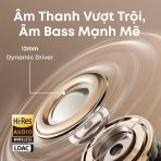 Tai Nghe Kẹp Tai Không Dây SOUNDCORE AeroClip (Bluetooth v5.4, 8H, Hi-Res Audio, IP55, 4 Mics with AI, Virtual Bass, Multiple Connection, Support App) - Ảnh 4