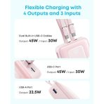 Pin Dự Phòng Kèm 2 Cáp Type-C ANKER A110M 20000mAh 45W (1*Type-C + 1*USB-A port, Digital Display) - Ảnh 5