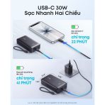 Pin Dự Phòng ANKER A110J 10000mAh 30W (CCC / 3C Certification, 2*Type-C + 1*USB-A port, Digital Display, LiFePO4 Cell) - Ảnh 5