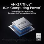 Tai Nghe Không Dây TWS SOUNDCORE Liberty 5 Pro Max (Bluetooth v6.1, 6.5H, with AI Note-Taker Smart Case, Screen Wallpaper, Effortless Screen Control, Hi-Res Audio, ANKER Thus™ Al, Dolby Atmos, IP55, Adaptive ANC 4.0, ACAA, Wireless Charging) - Ảnh 3