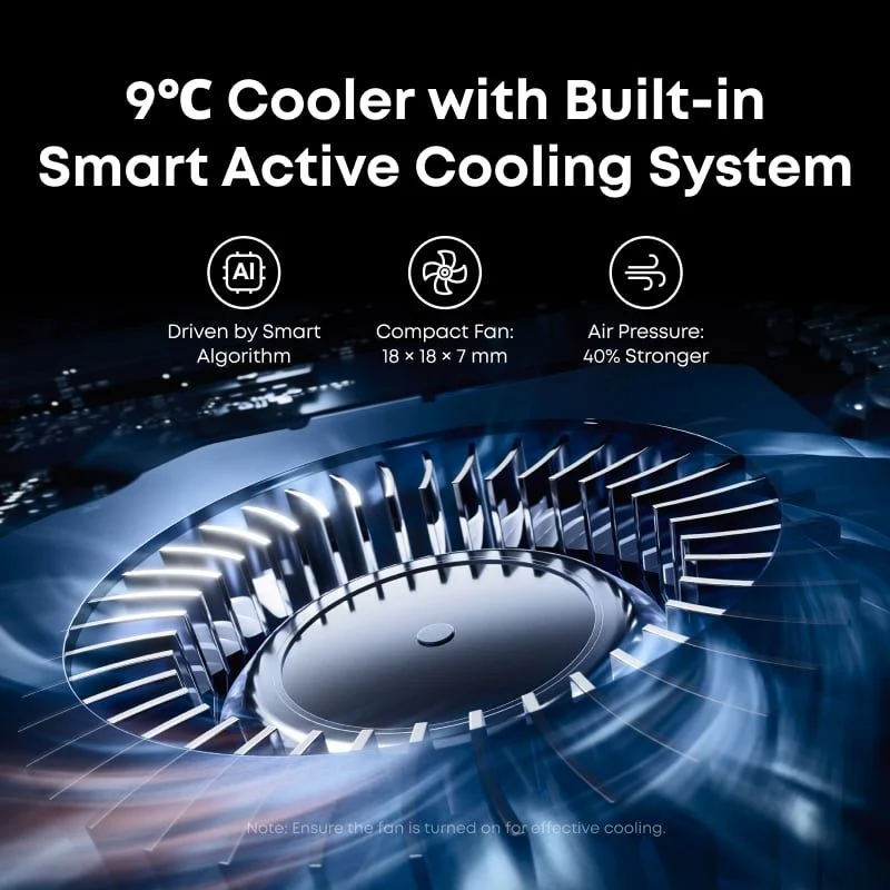 Pin Dự Phòng Không Dây ANKER MagGo 2 Pro 10000mAh 45W (Qi2.2 25W Certified, Built-in Fan, 1*Type-C port, Smart Digital Display, With Stand) - Ảnh 3